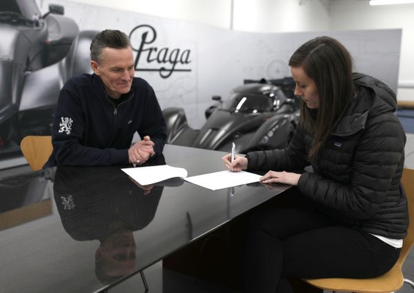 W Series racer and The Grand Tour test driver Abbie Eaton joins Praga alongside Romain Grosjean protégé Gordie Mutch